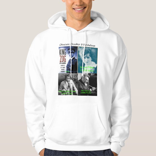 Veste À Capuche Anniversaires obscurs du 8 octobre (Devant)