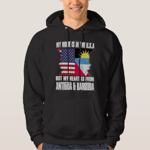 Veste À Capuche Antigua American Patriot Gros Fier Accueil Coeur U