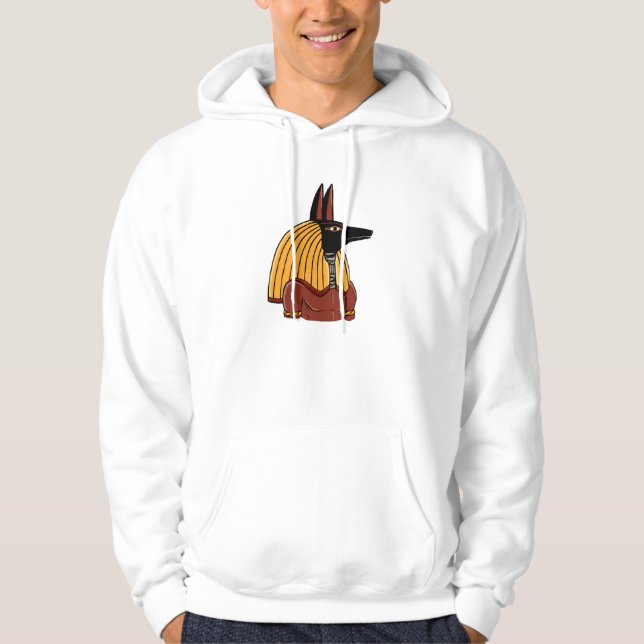 Veste À Capuche Anubis 12 - Dieu égyptien (Devant)