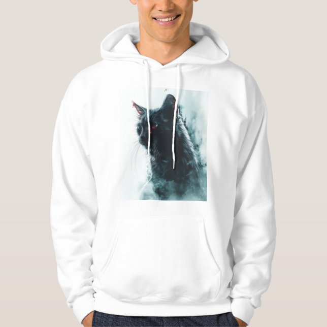 Veste À Capuche Apocalypse de chat Zombie (Devant)