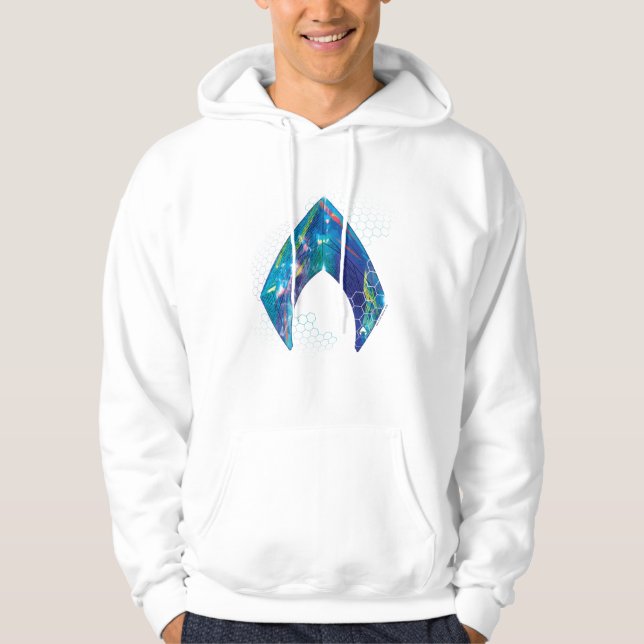 Veste À Capuche Aquaman | Logo Aquaman modifié (Devant)