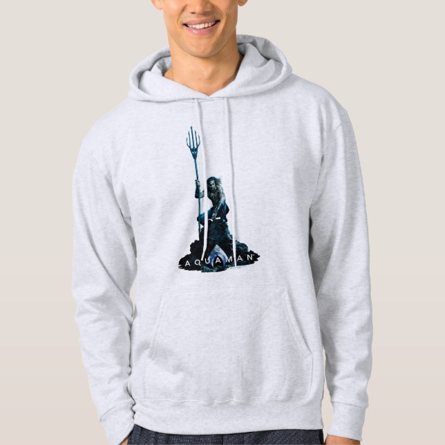Veste À Capuche Aquaman | Prince Orin avec animaux aquatiques (Devant)