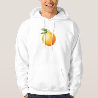 Veste À Capuche Aquarelle Orange