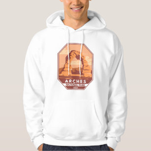 Veste À Capuche Arches Parc National Utah Delicate Arch Art Retro