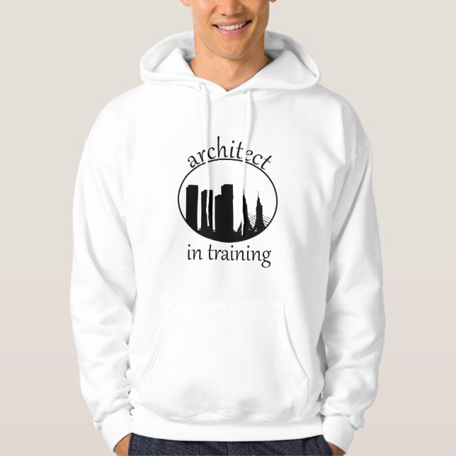 Veste À Capuche Architecte en formation (Devant)