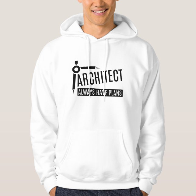 VESTE À CAPUCHE ARCHITECTURE (Devant)