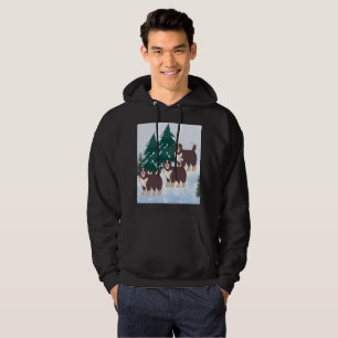 Veste À Capuche Arctic Husky, Alaskan Brown Malamute Tee pour lui
