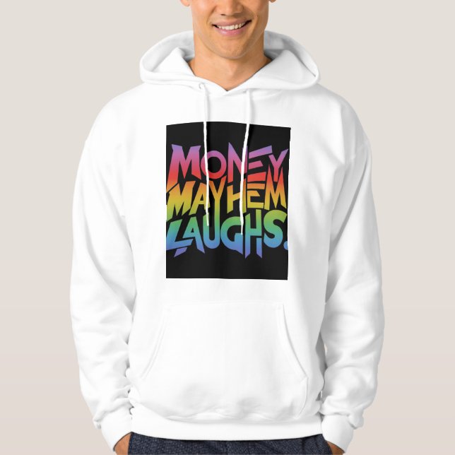 Veste À Capuche Argent Mayhem rit (Devant)
