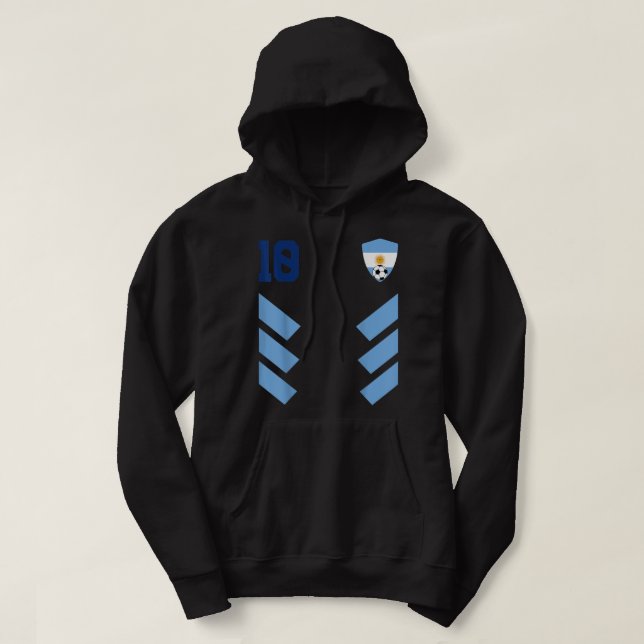 Veste À Capuche Argentine Soccer Jersey Argentine Football Suède (Design devant)