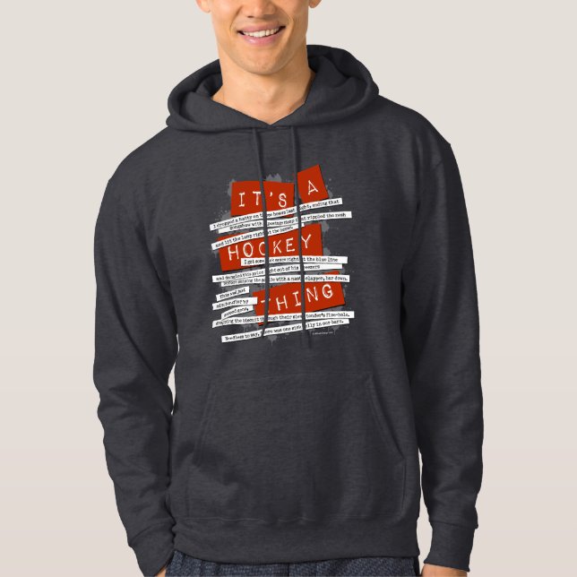 Veste À Capuche Argot d'hockey (Devant)
