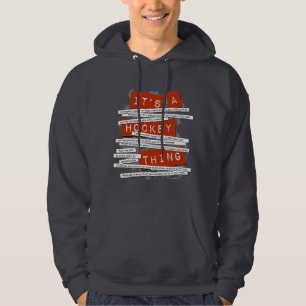 Veste À Capuche Argot d'hockey