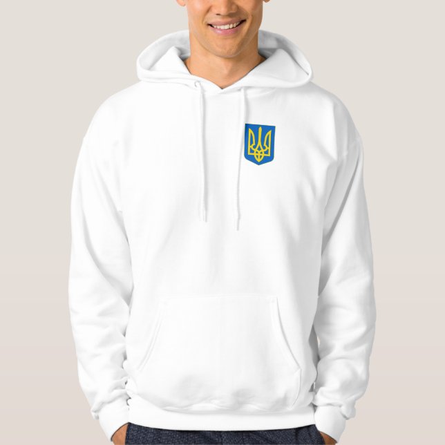 Veste À Capuche Armoiries de l'Ukraine (Devant)