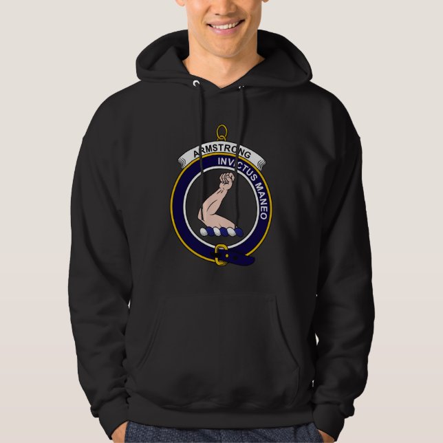 Veste À Capuche Armstrong - le clan Crest le sweatshirt à capuchon (Devant)