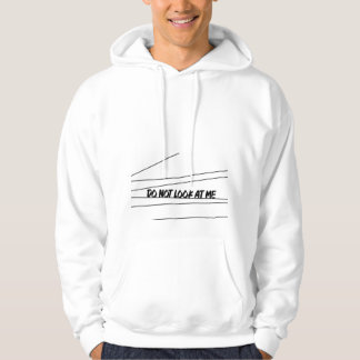 Veste À Capuche Arrêtez de regarder le graphique sur le devant du