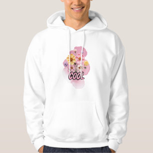 Veste À Capuche Art de watercolor floral au crochet cool