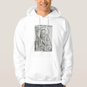 Veste À Capuche Art graphique sacré de Saint Colomba d'Iona celtiq