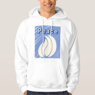 Veste À Capuche Art minimaliste de la flamme Abstraite pacifique
