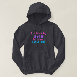 Veste À Capuche Assistance Chien au travail. Ne touchez pas à votr