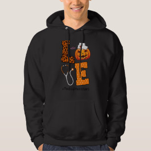 Veste À Capuche Assistant Médicale Amour Halloween Citrouille S