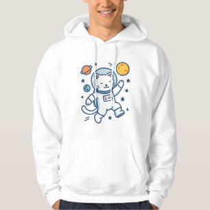 Veste À Capuche Astronaut Cat Adventure