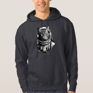 Veste À Capuche Astronaut Cat Ink Art