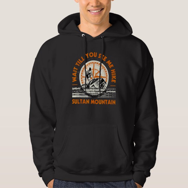 Veste À Capuche Attendez Jusqu'À Ce Que Vous Me Voyiez Randonnée S (Devant)