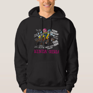 Veste À Capuche ATV Four Wheeler Off Road Trail Riding Kinda Girl