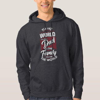 Veste À Capuche Au monde, tu es un papa 🌍 ❤️
