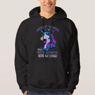 Veste À Capuche Au revoir collège ici nous venons lycée Gra