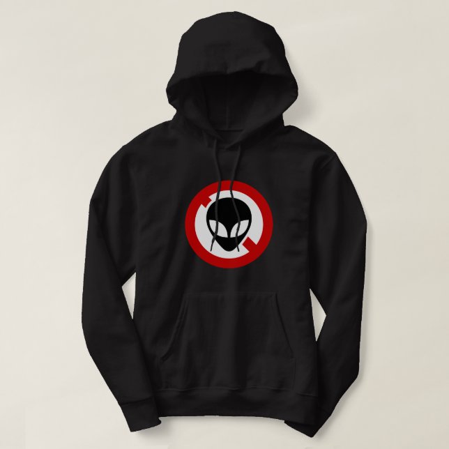VESTE À CAPUCHE AUCUN ALIEN (Design devant)