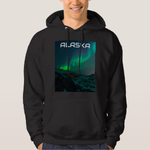 Veste À Capuche Aurora Borealis lumières du Nord ciel de l'Alaska
