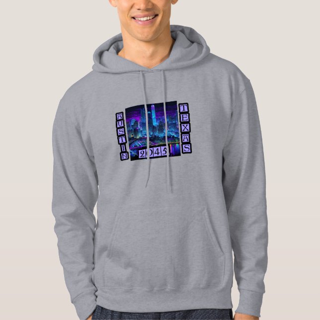 Veste À Capuche Austin Texas 2045 (Devant)