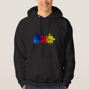 Veste À Capuche Autism Aware Puzzle Chemical Element