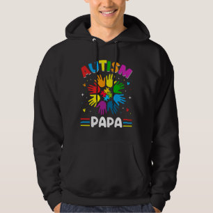 Veste À Capuche Autism Papa Love Sensibilisation sur l'autisme Fam