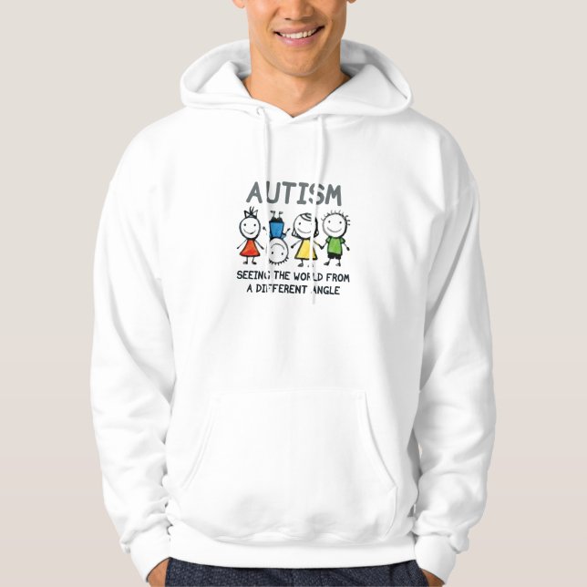 Veste À Capuche Autisme (Devant)