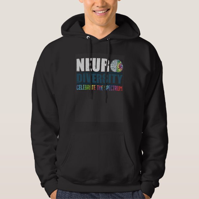 Veste À Capuche Autistic Awareness Autism Diversity Neurodiversity (Devant)