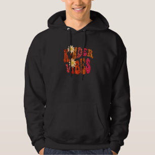 Veste À Capuche Automne KINDER VIBES Enseignant Paix Amour Jardin