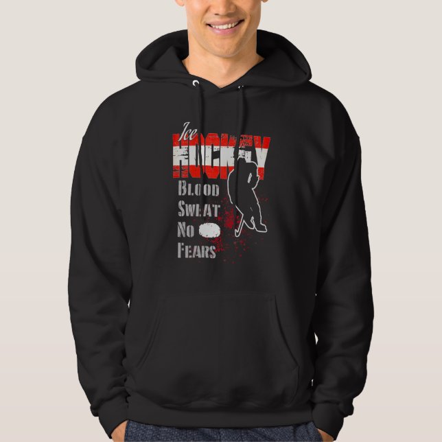Veste À Capuche Autriche Supporter Sang Sueur Sans Craintes Hockey (Devant)