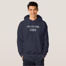 Veste à capuche avec année de remise des diplômes