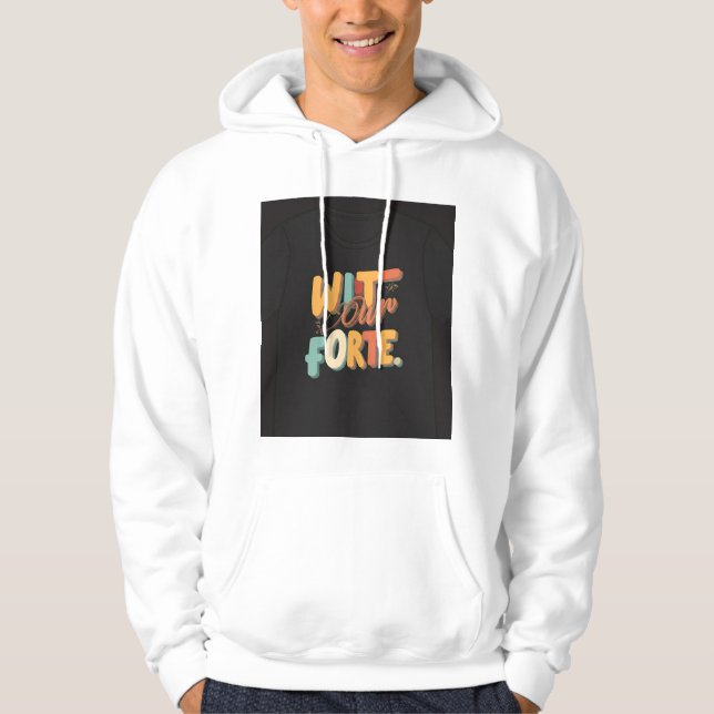 Veste À Capuche Avec Notre Forte (Devant)