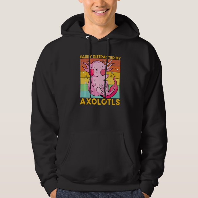 Veste À Capuche Axolotl Amphibian  Sayings  7 (Devant)