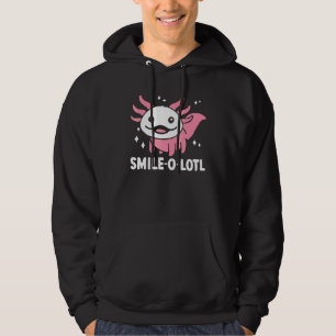 Veste À Capuche Axolotl Mignon Salamandre Mexicaine Smileolotl