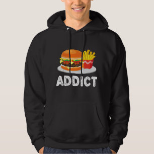 Veste À Capuche Bacon Cheeseburger Hamburger et frites Addi
