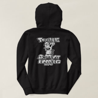 VESTE À CAPUCHE BAD CAT SERIES – “TOUCH ME AND SEE WHAT HAPPENS.”