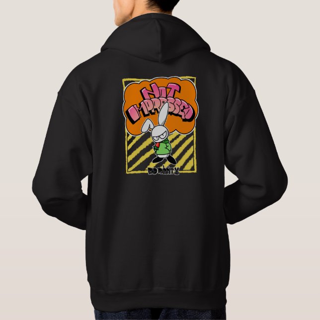 Veste À Capuche BAD RABBIT SERIES – Deadpan Bunny Attitude Tees (Dos)