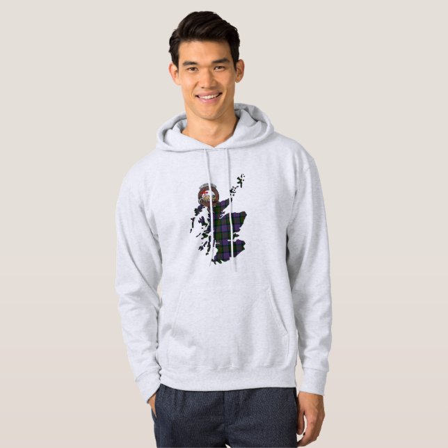 Veste À Capuche Badge Clan MacDonald Adulte (Devant entier)