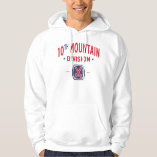 Veste À Capuche Badge de la 10e Division des montagnes