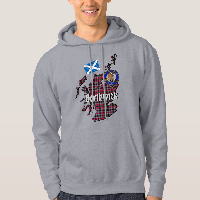 Veste À Capuche Badge du clan Borthwick (Devant)