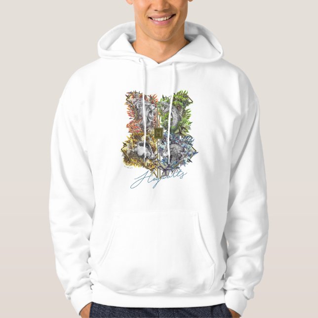 Veste À Capuche Badge HOGWARTS™ Floral Graphic (Devant)
