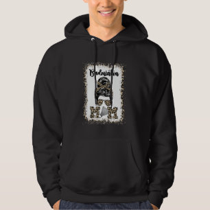 Veste À Capuche Badminton Maman Léopard Léopard Fière Joueuse Mère